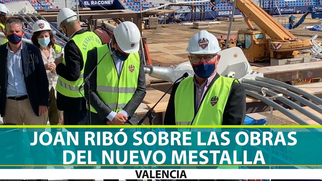 El alcalde Joan Ribó sobre las obras del Nuevo Mestalla