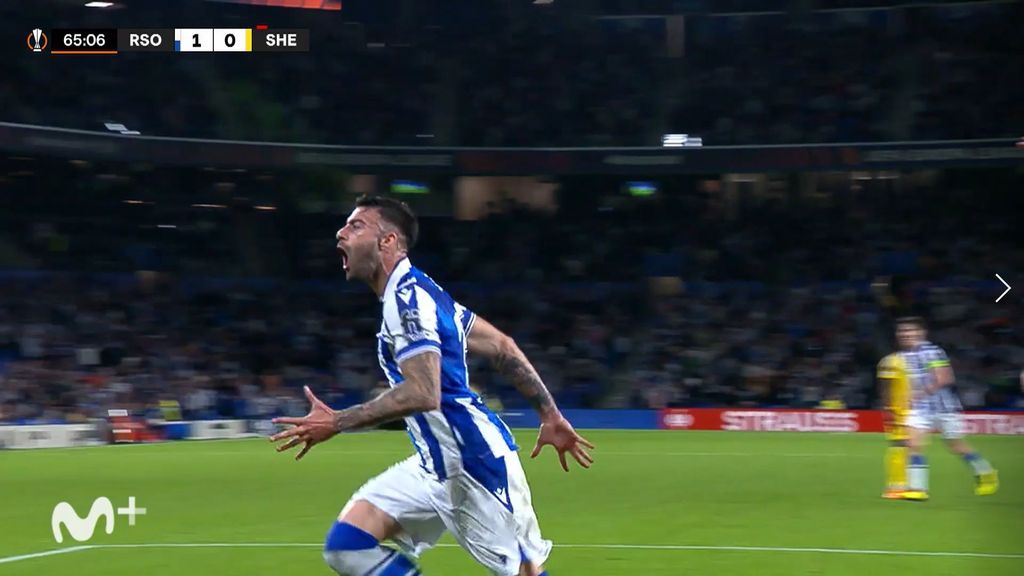 Real Sociedad 2-0 Sheriff: Gol de Rico