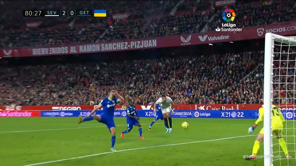 Sevilla 2-0 Getafe: Gol de Rafa Mir