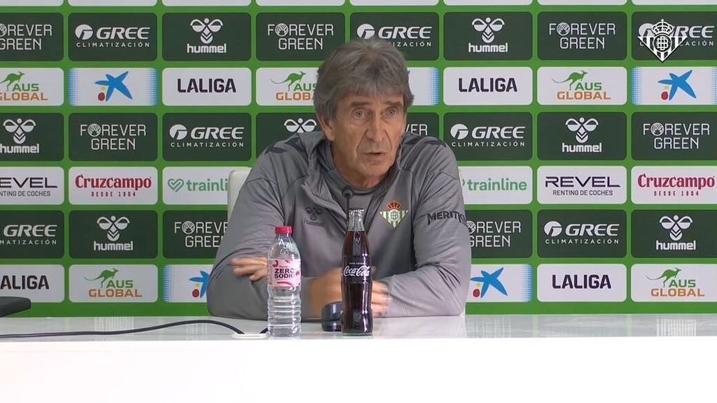 Pellegrini, en la previa del Betis-Celta