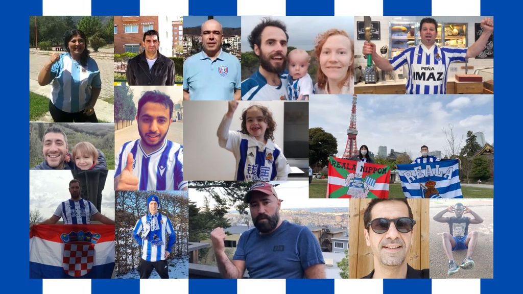 De Gipuzkoa al resto del mundo: los apoyos internacionales a la Real para la final de Copa