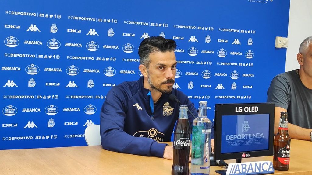 Rubén de la barrera explica el plan con Lucas Pérez para el partido del Deportivo ante el Castellón