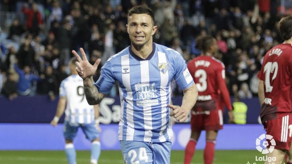 Málaga 3-0 Zaragoza: Gol de Rubén Castro (3-0)