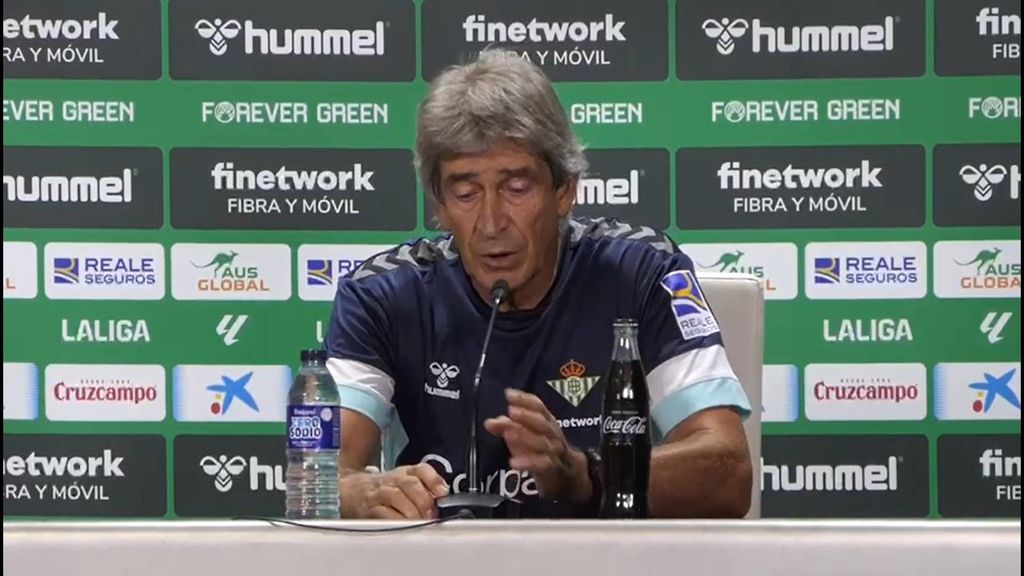 Rueda de prensa de Pellegrini previa al Betis-Atlético