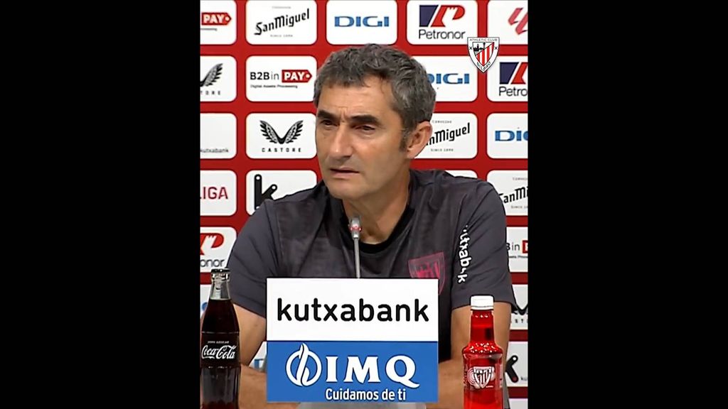 Rueda de prensa de Valverde antes del Osasuna - Athletic