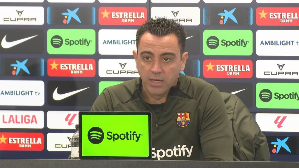 Rueda de prensa de Xavi antes del Athletic - Barça