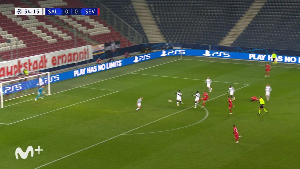 Salzburg 1-0 Sevilla: Resumen del partido