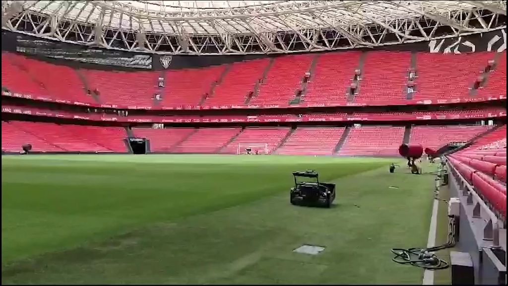 San Mamés, listo para el Athletic-Real Madrid que abre LALIGA