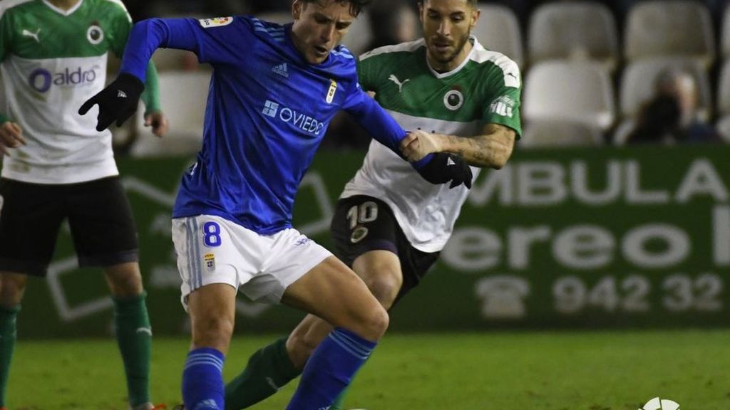 Racing-Real Oviedo: Resumen (jornada 21)