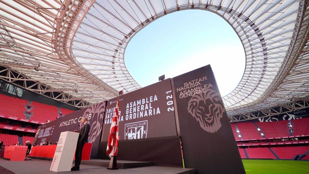 Así se desarrolló la Asamblea General 2021 del Athletic Club en San Mamés