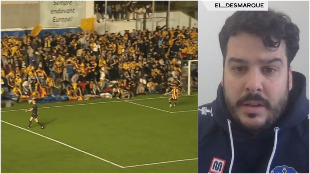 El director general del Sant Andreu le quita la culpa de lo ocurrido con la grada al Europa y apunta al Ayuntamiento