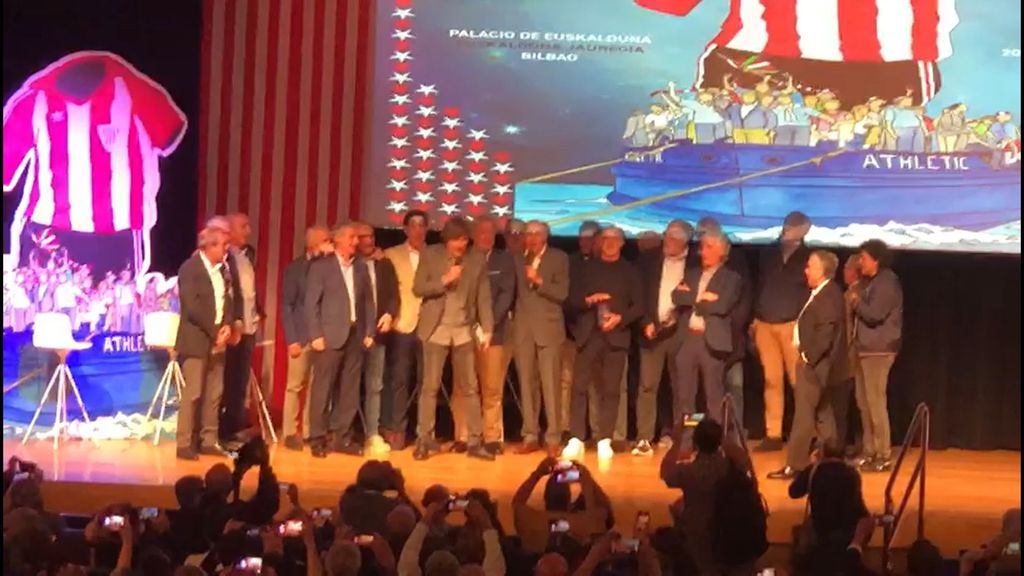 La canción del Athletic campeón de la gabarra