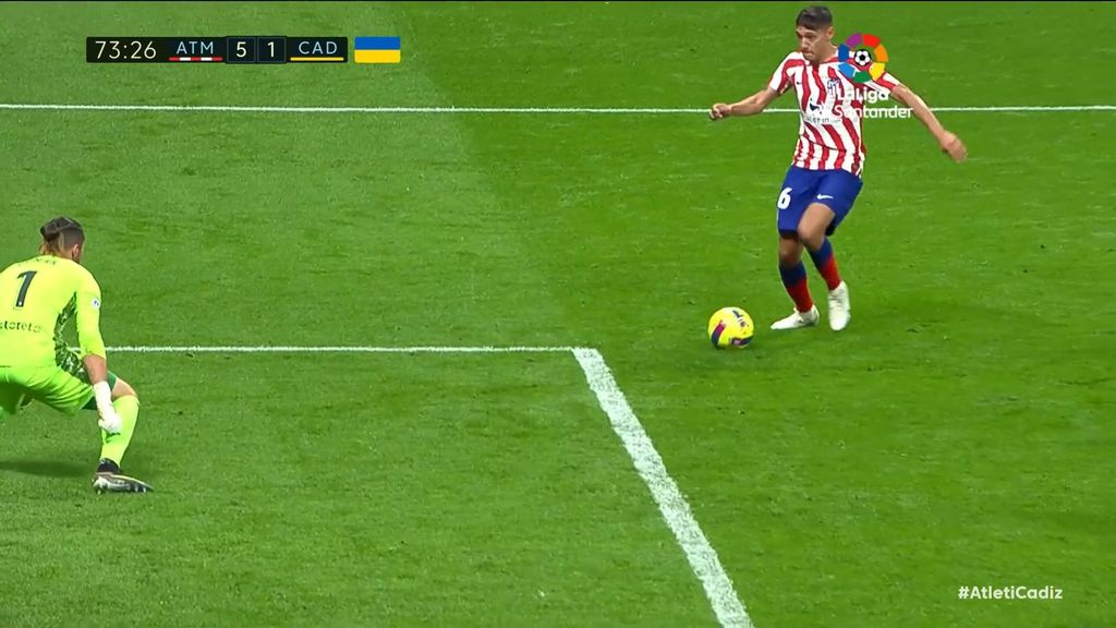 Atlético Madrid 5-1 Cádiz: Gol de Molina