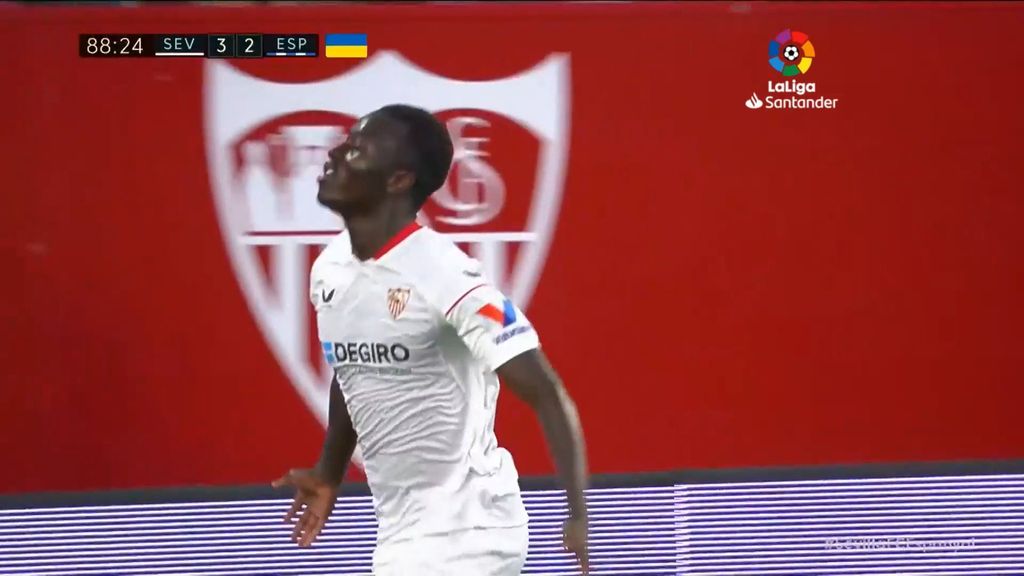 Sevilla 3-2 Espanyol: Gol de Pape Gueye