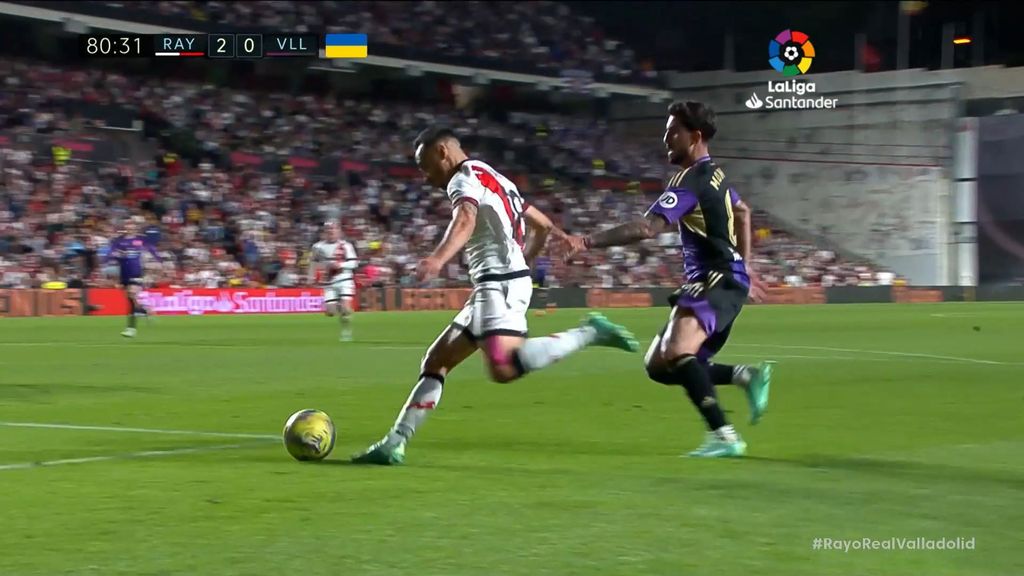 Rayo Vallecano 2-0 Real Valladolid: Gol de Camello
