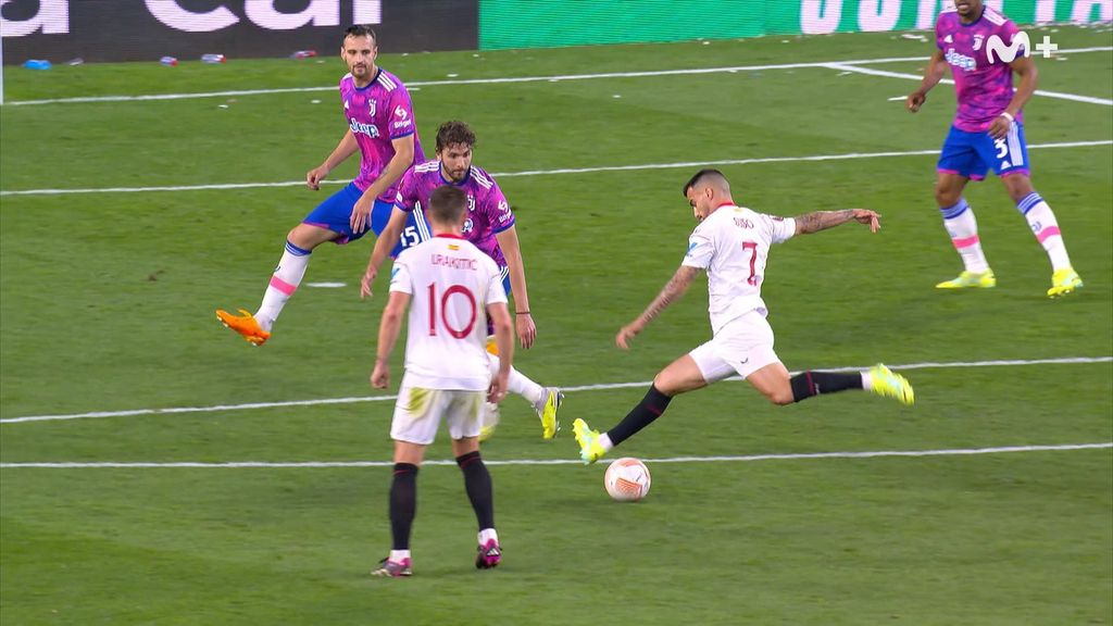 Sevilla 1-1 Juventus: Gol de Suso