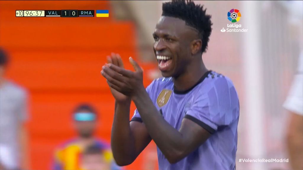 Valencia 1-0 Real Madrid: Expulsión de Vinícius