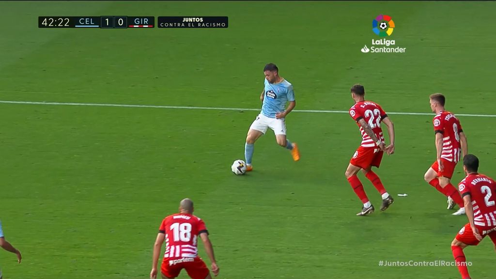 Celta Vigo 1-0 Girona: Gol de Carles Pérez