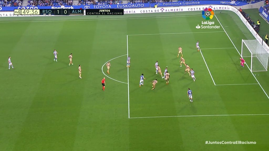 Real Sociedad 1-0 Almería: Gol de Take Kubo