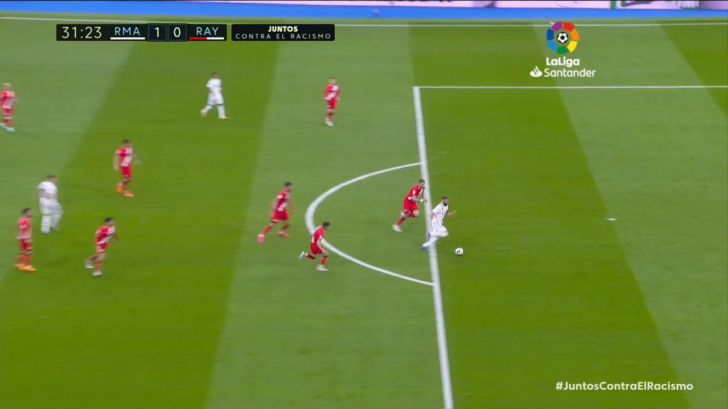 Real Madrid 1-0 Rayo Vallecano: Gol de Benzema