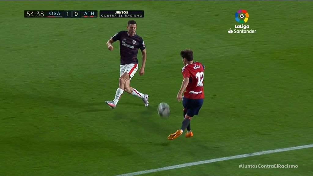 Osasuna 2-0 Athletic Club: Regate de Abde