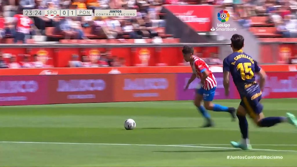 Sporting Gijón 1-4 Ponferradina: Resumen del partido