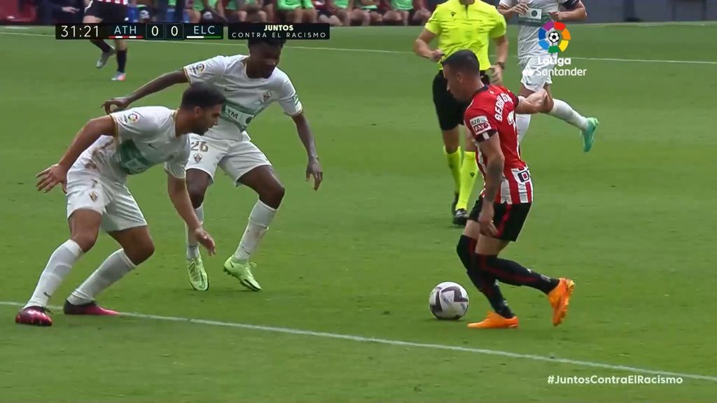 Athletic Club 0-1 Elche: Resumen del partido