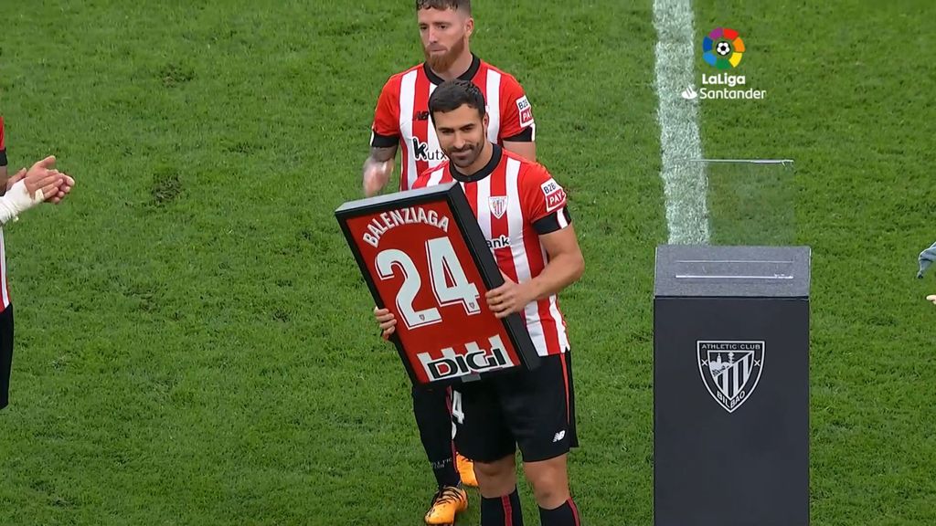 Athletic Club - Elche: Despedida de Baleziaga