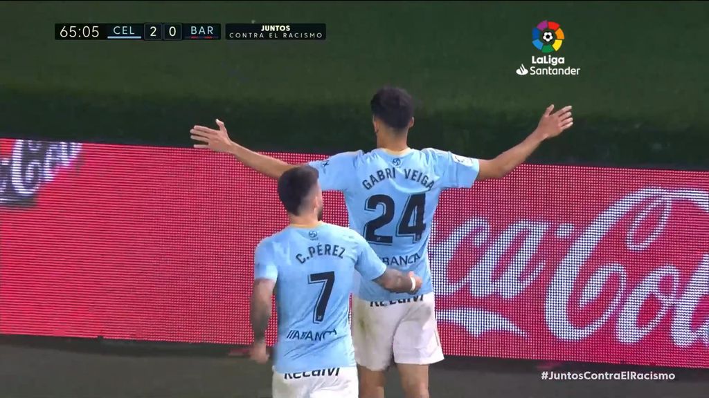 Celta Vigo 2-0 Barcelona: Gol de Gabri Veiga