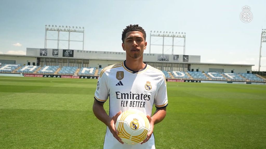 La presentación de Bellingham como nuevo jugador del Real Madrid