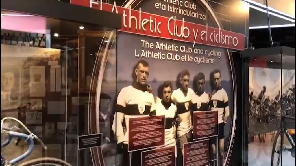 Exposición el Athletic y el ciclismo en San Mamés