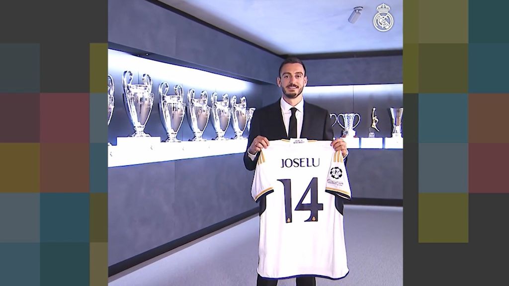 La presentación de Joselu como nuevo jugador del Real Madrid