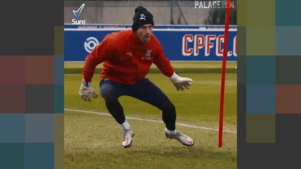 Vicente Guaita se entrena con el Crystal Palace de titular