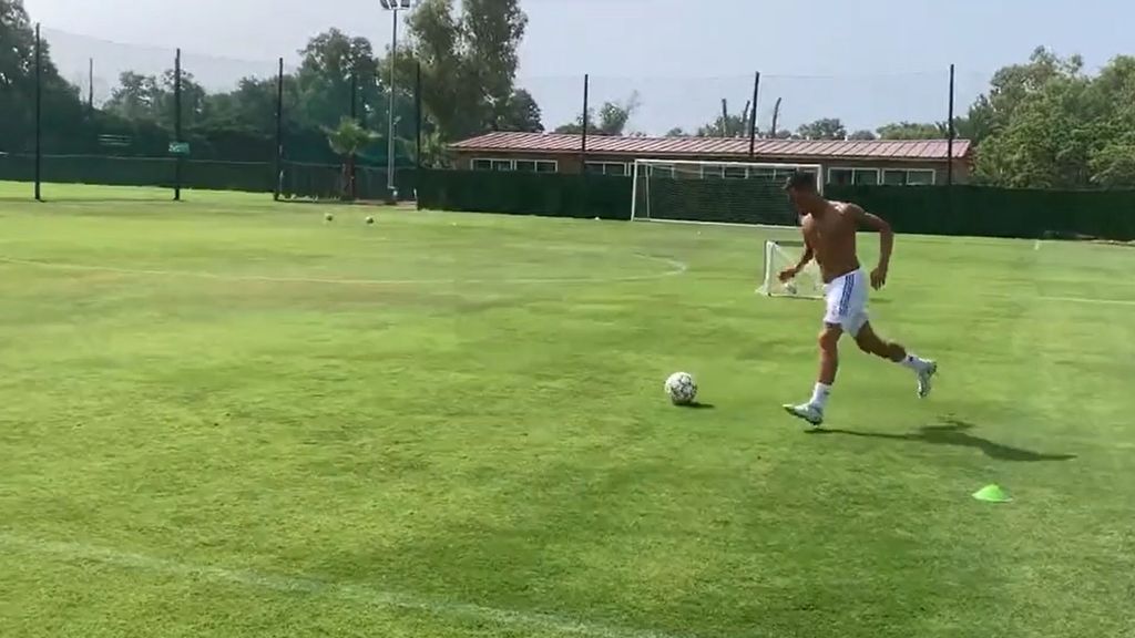 Así se entrena Dani Ceballos antes de la pretemporada con el Real Madrid
