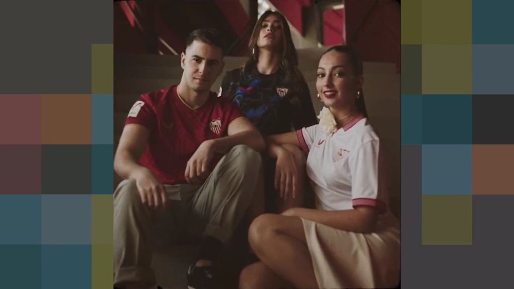 El Sevilla presenta su primera equipación para la temporada 2023/24