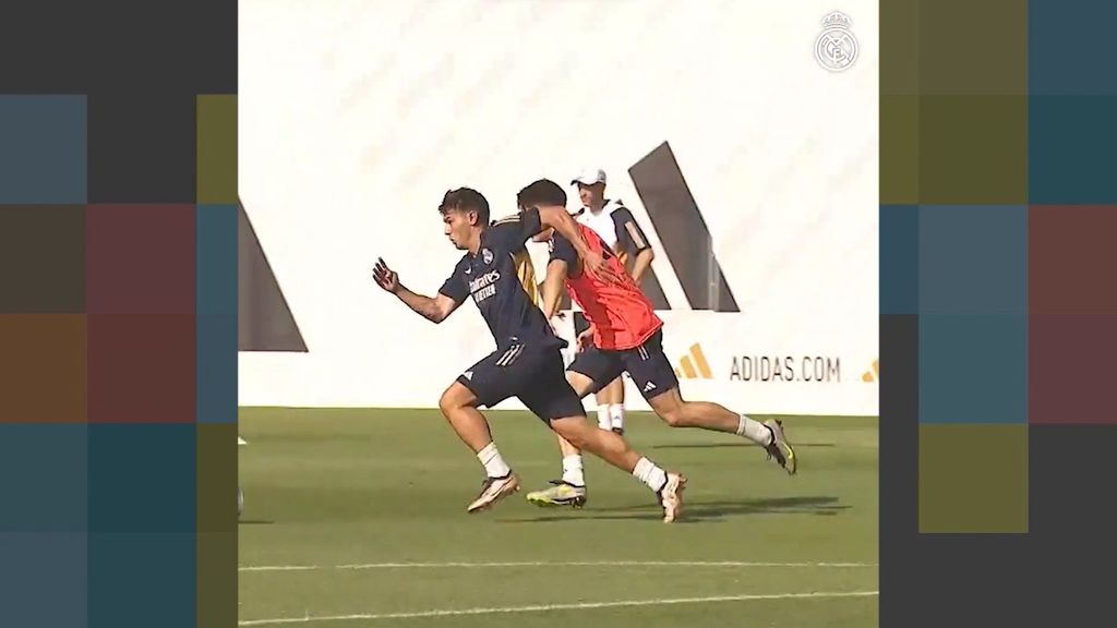 La obra de arte de Brahim en el entranamiento del Real Madrid