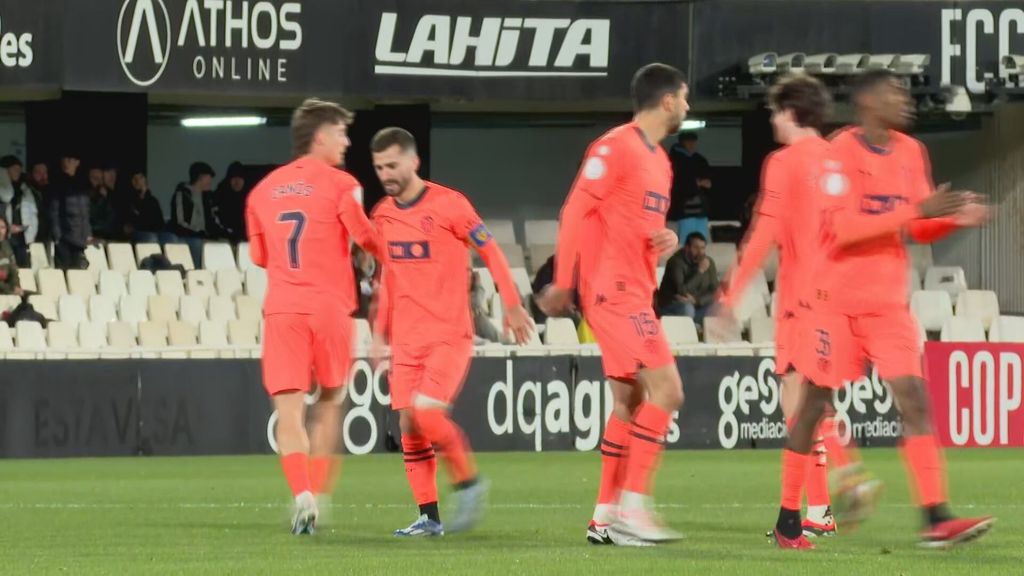 Gol Sergi Canos Cartagena 1-1 Valencia