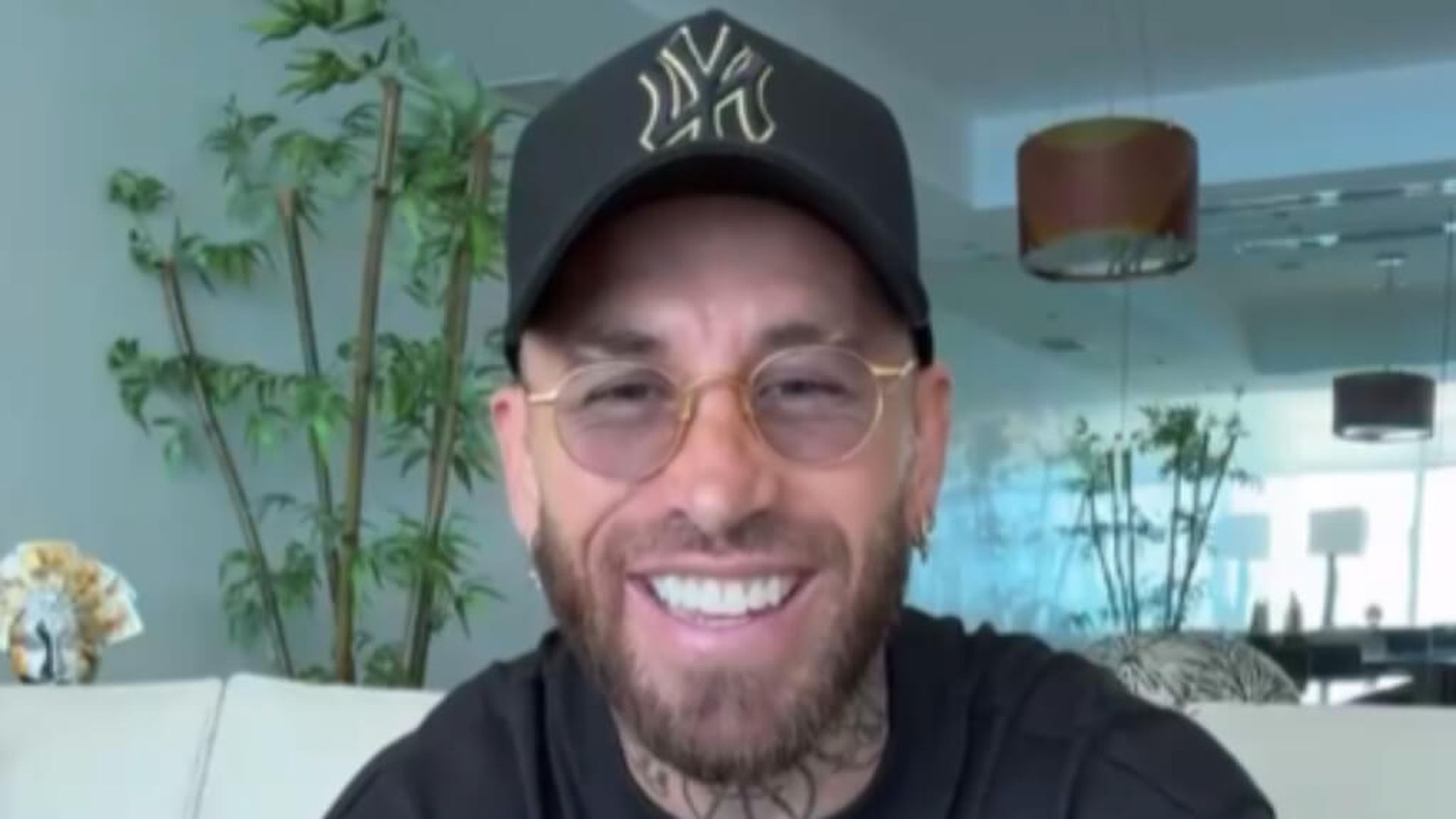 Sergio Ramos en un directo en Instagram (Foto: Instagram)