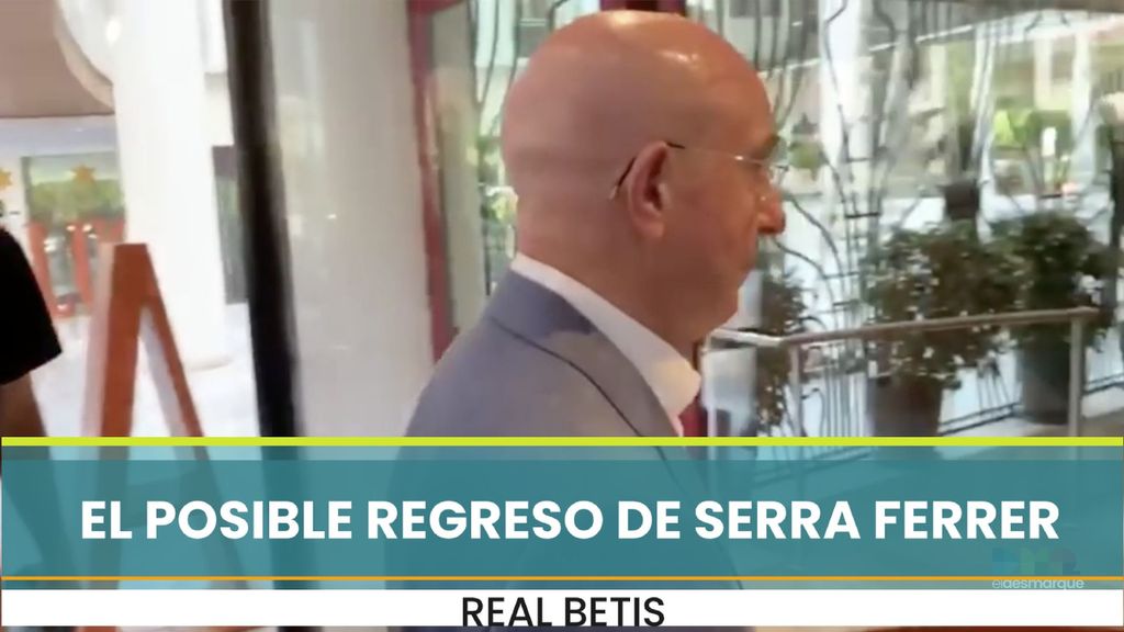 Despiden a Serra Ferrer varios béticos en la calle