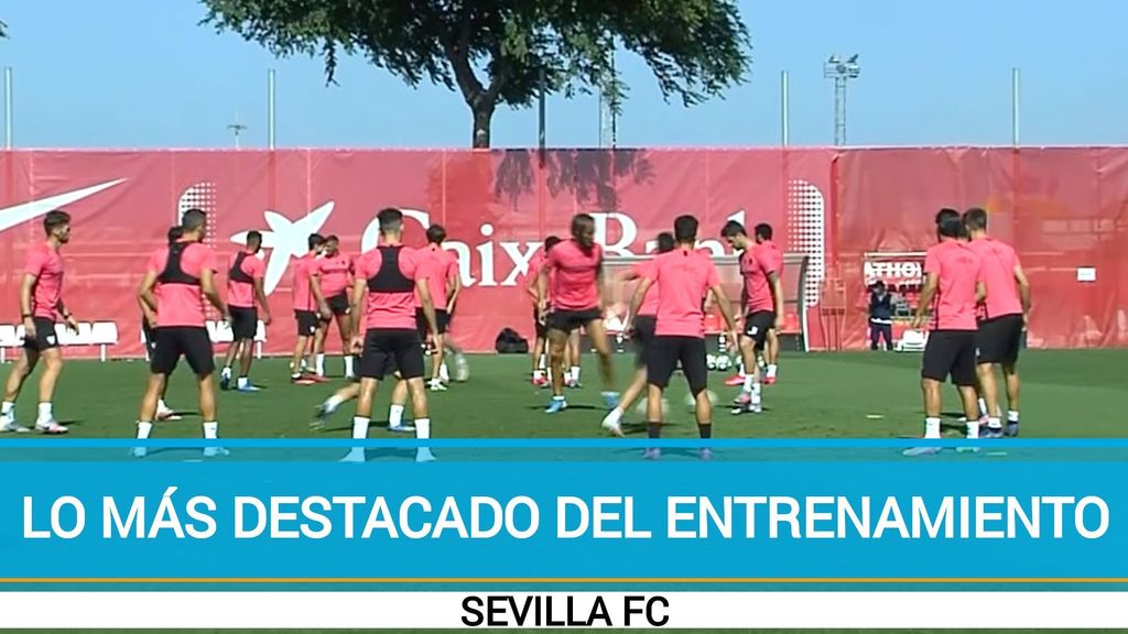 Lo más destacado del entrenamiento del Sevilla FC (06/06/2020)