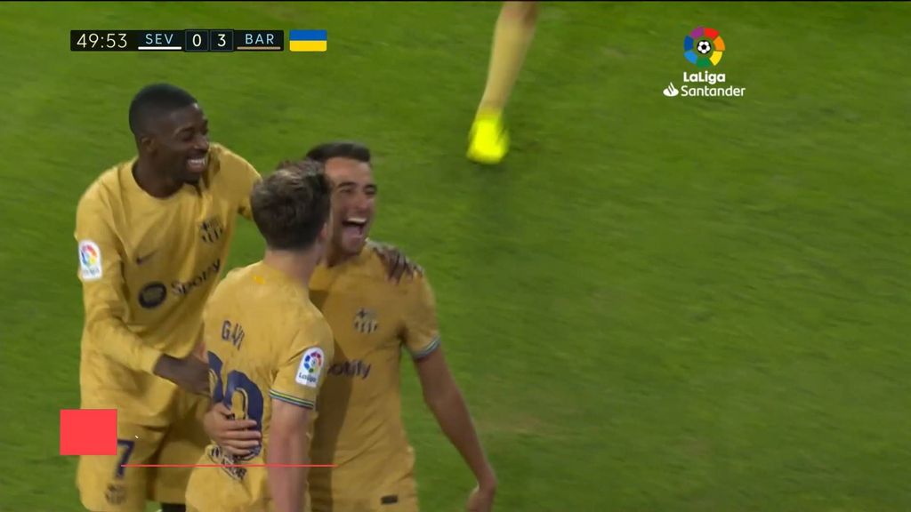 Sevilla 0-3 Barcelona: Gol de Eric García