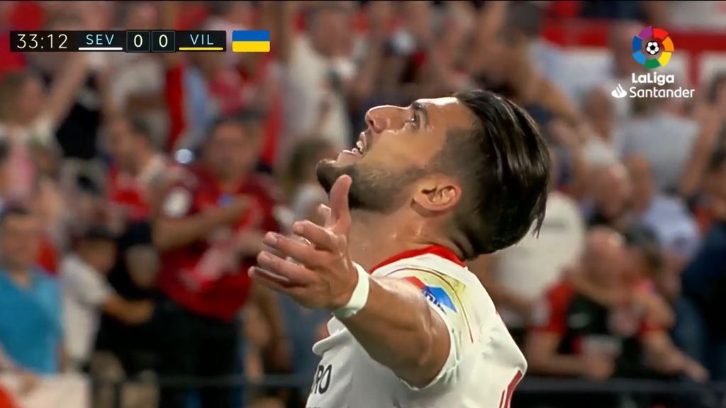 Sevilla 1-0 Villarreal: Gol de Rafa Mir