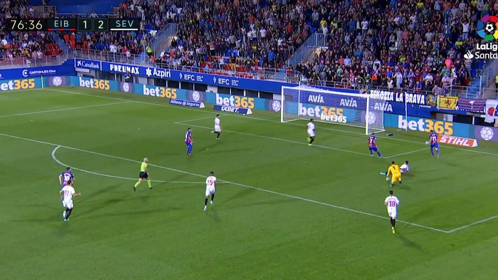 Éibar - Sevilla: Vídeo, goles y resumen (Jornada 6)
