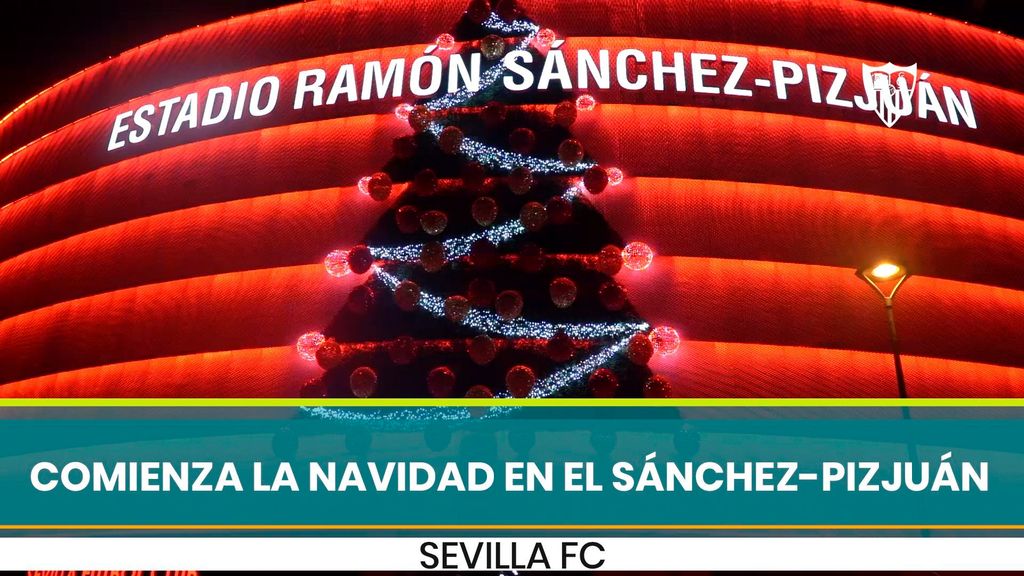 El Sánchez-Pizjuán se ilumina por Navidad