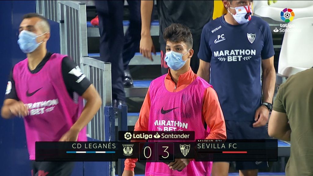 Leganés 0-3 Sevilla: Resumen del partido