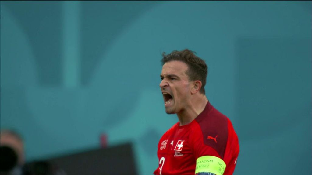 (Mediaset) Suiza 1-1 España: Gol de Shaqiri