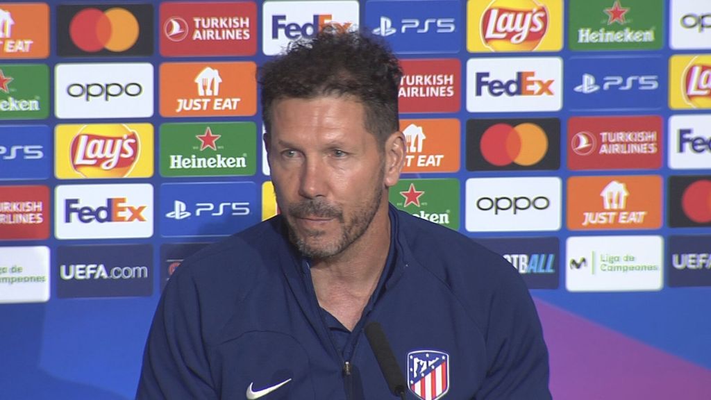 Simeone: "¿Lesiones? Cuando termine el partido a nadie le importa si juega uno u otro"