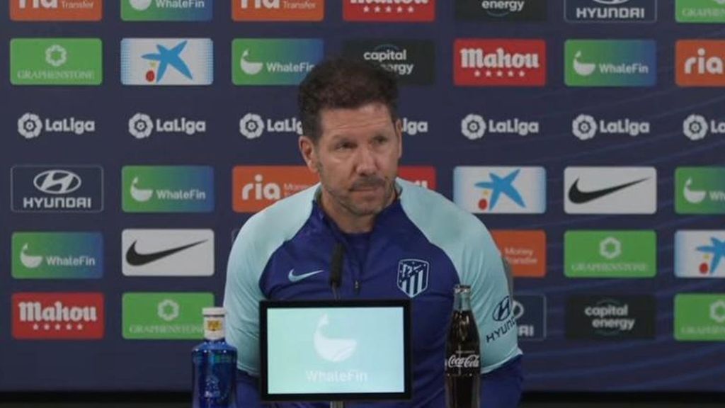 Simeone sobre la Real: "Es el equipo que más 'fauls' hace en campo contrario"
