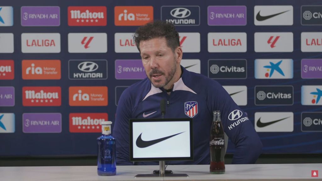 Simeone y la posición de Antoine Griezmann