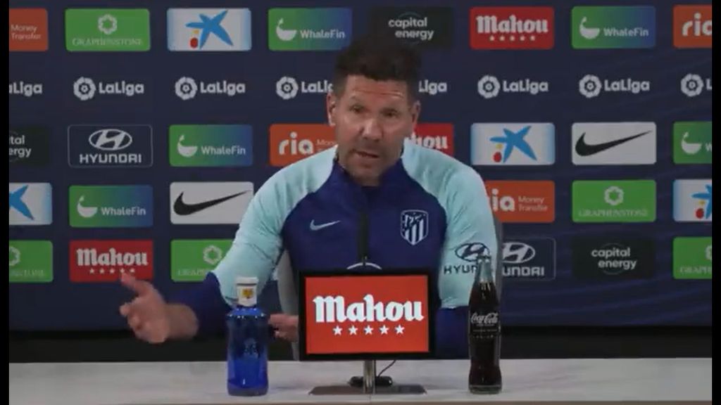 Simeone y las diferencias de arbitraje entre Inglaterra y España